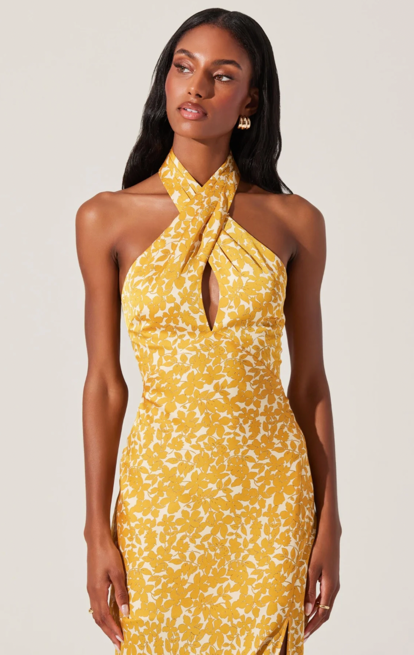 Marissa Midi Dress Marigold Floral