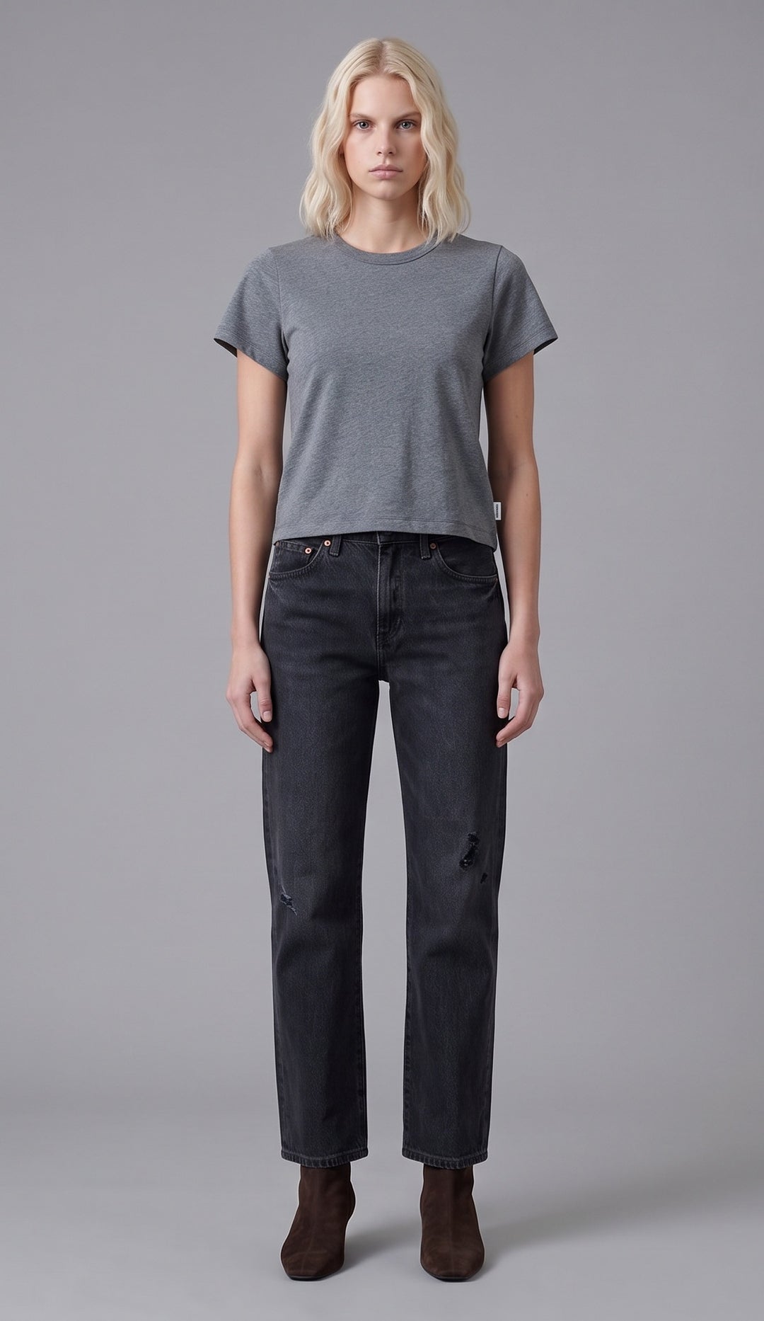 Grey Little Boy Tee