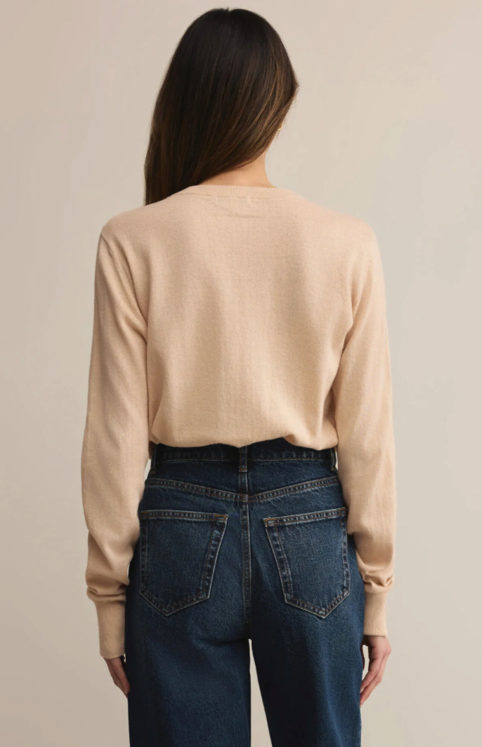 The Perfect Layer Sweater Champagne