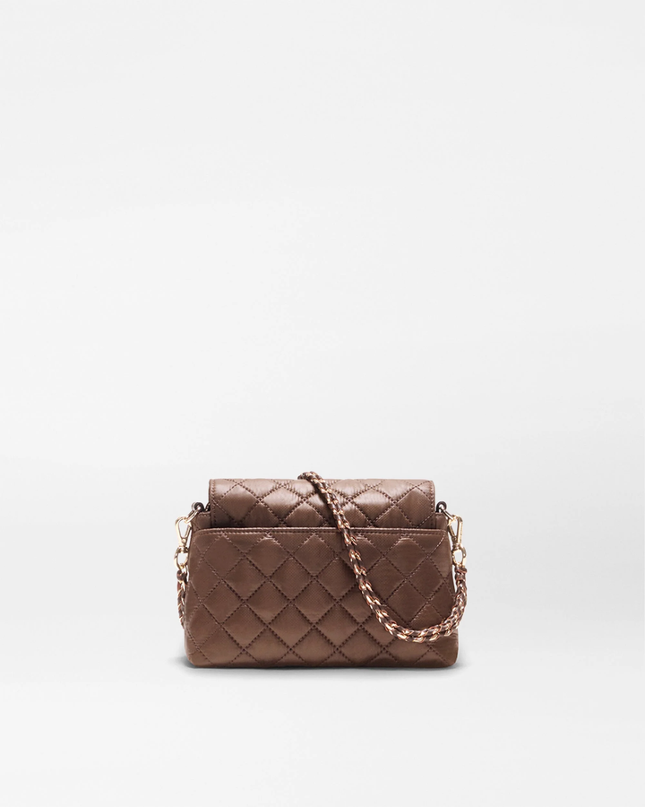 Crosby Lock Crossbody Walnut Brown-Mini XS