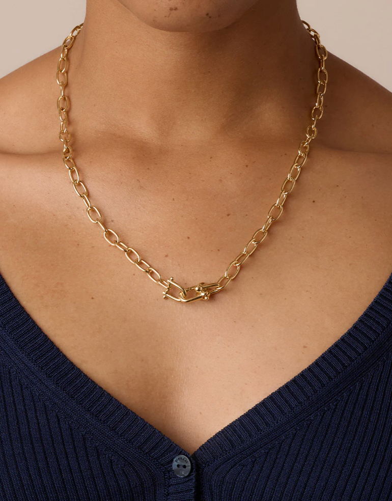 Atlas Lariat -18K Gold