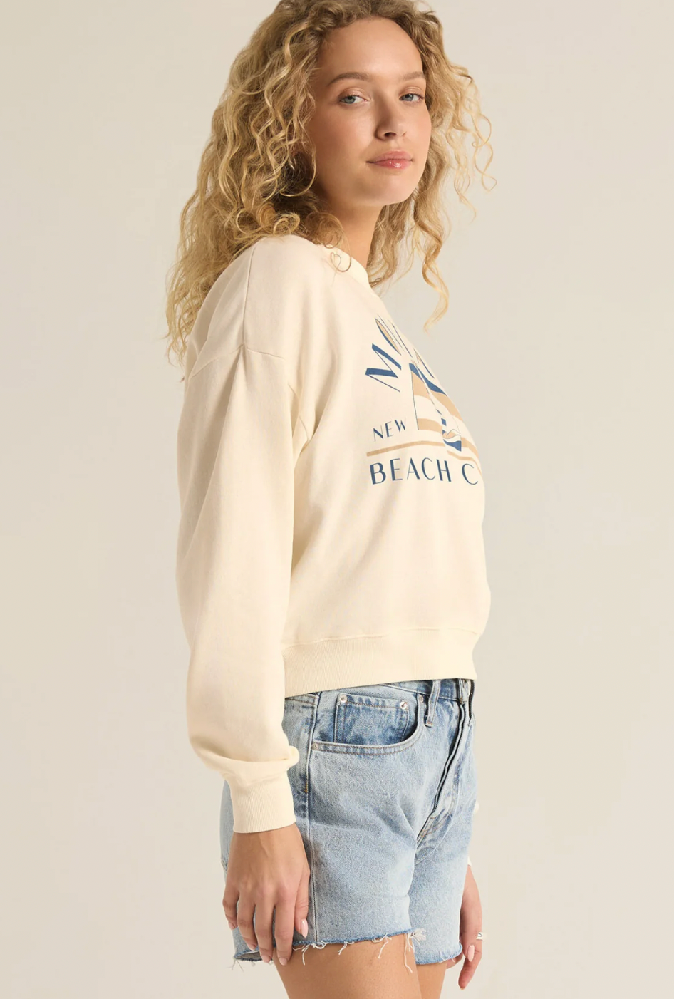 Montauk Sunday Sweatshirt Sea Salt