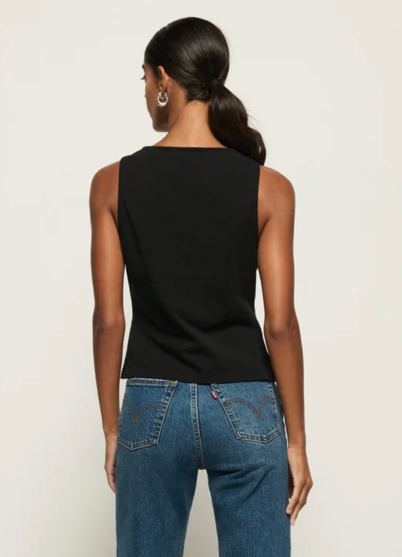 Terri Tank Jet Black