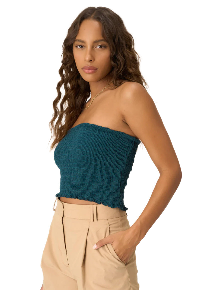 Golden Hour Smocked Tube Top