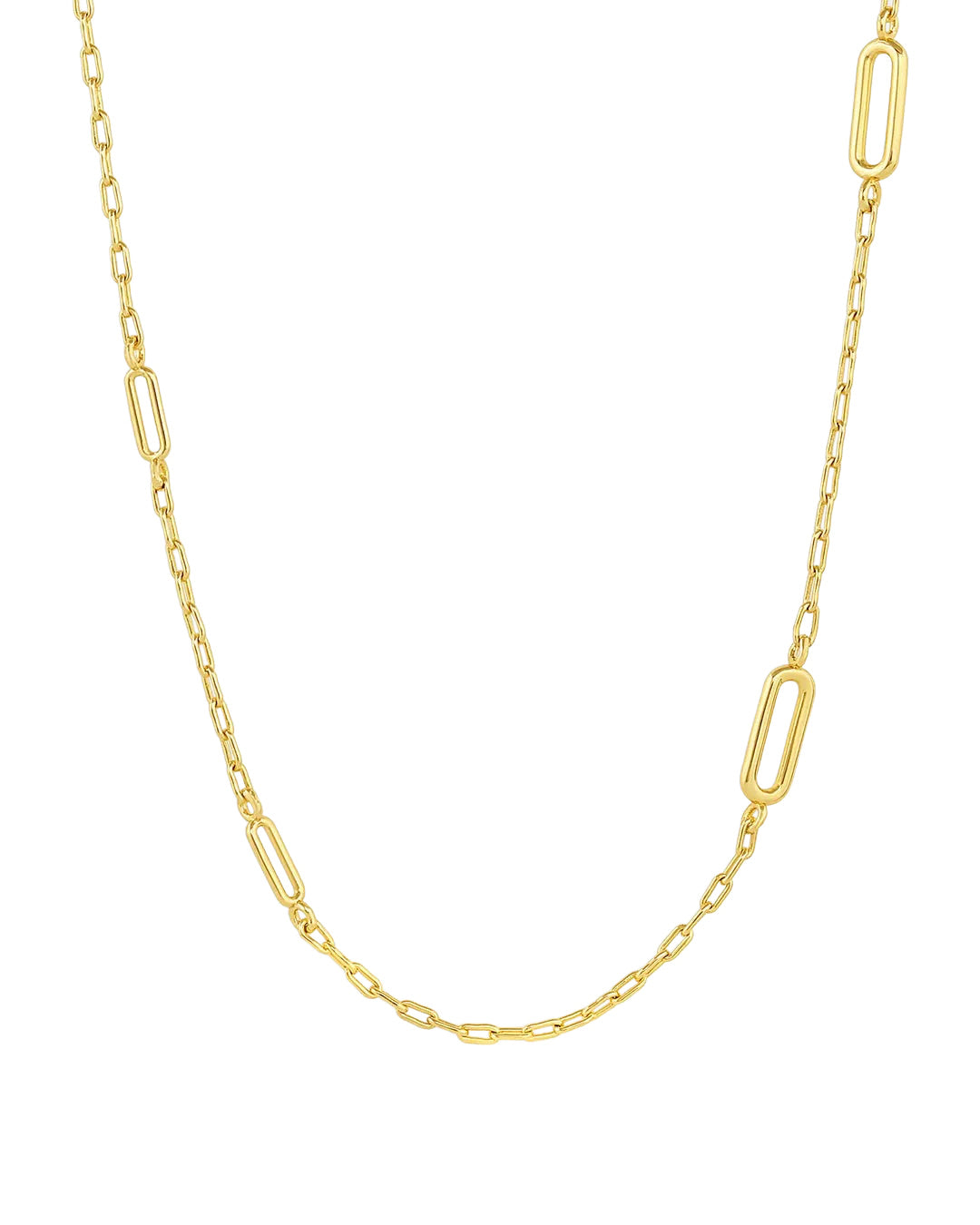 Zoey Link Necklace -Gold