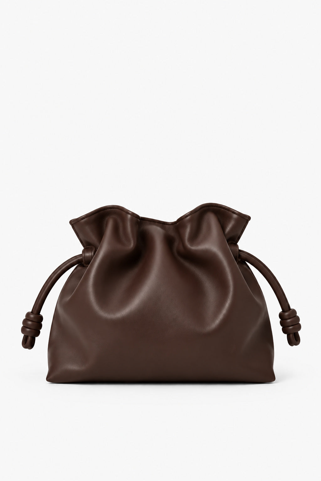 Lucia Leather Tote- Brown