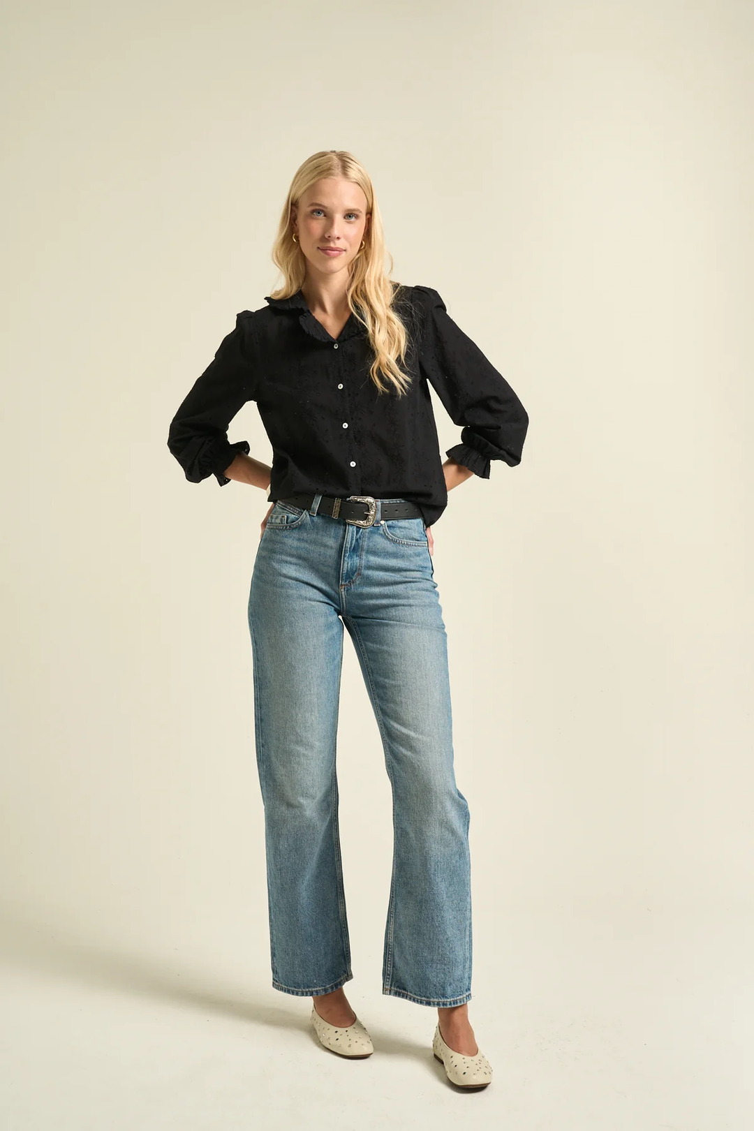 SONMER Nicole Blouse Black