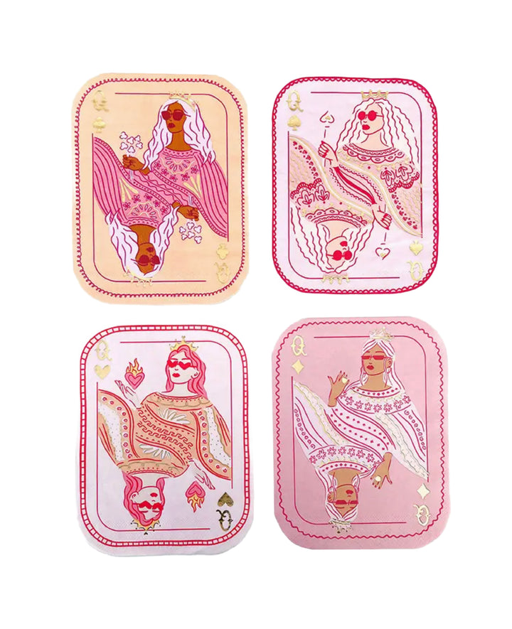 Queens Card Large Napkins