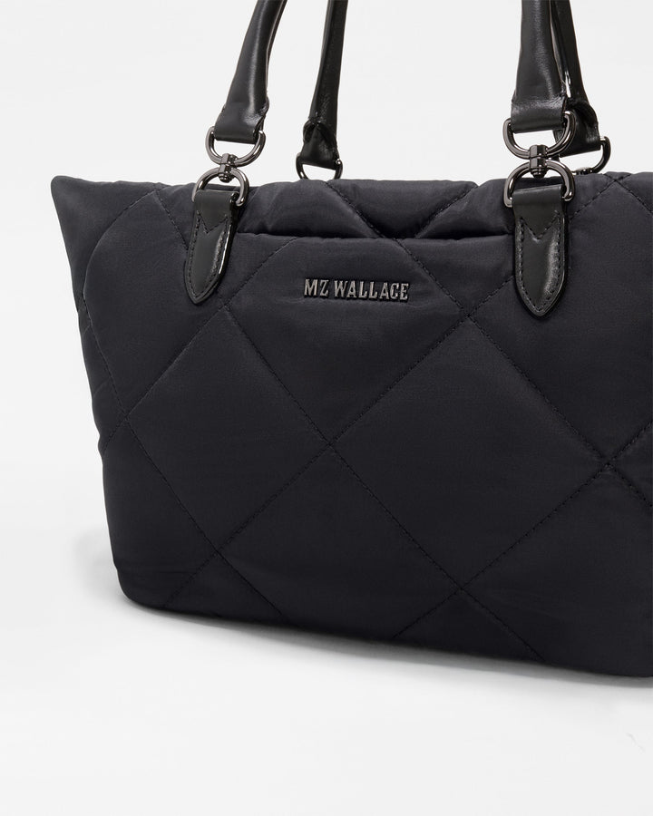Black Small Madison E/W Tote