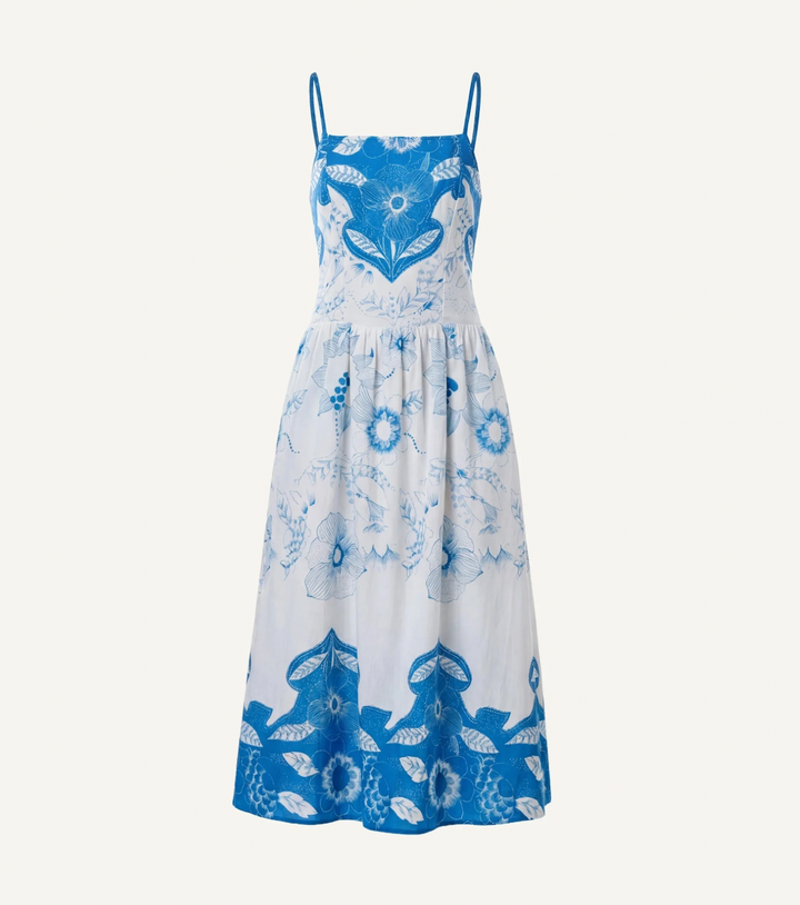 Renee Ankle Dress-Celestia Print