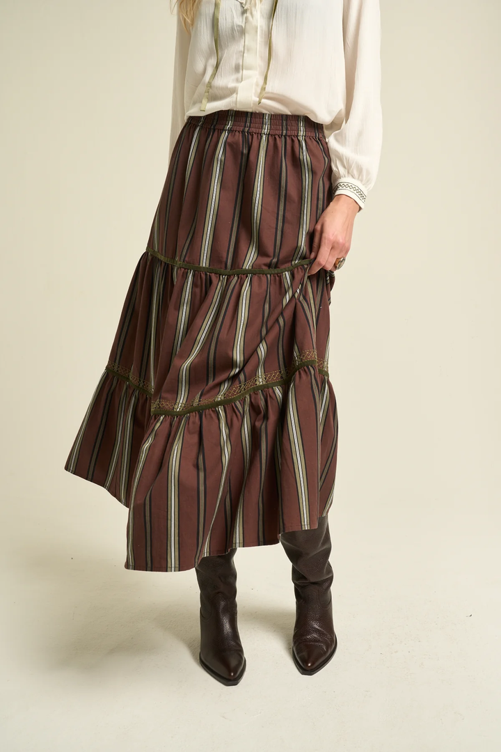 SONMER Evelyn Skirt Brown