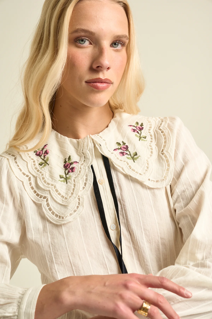 SONMER Daphne Blouse Off White