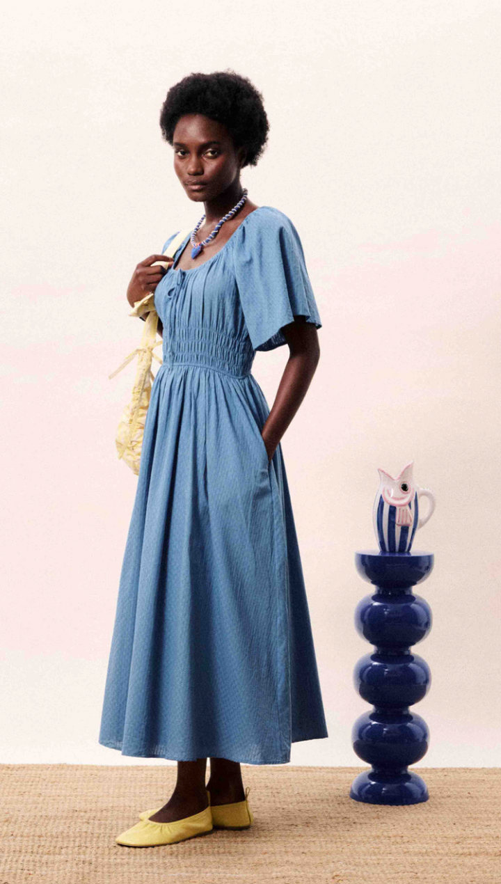 Yemanja Dress-Blue Jean