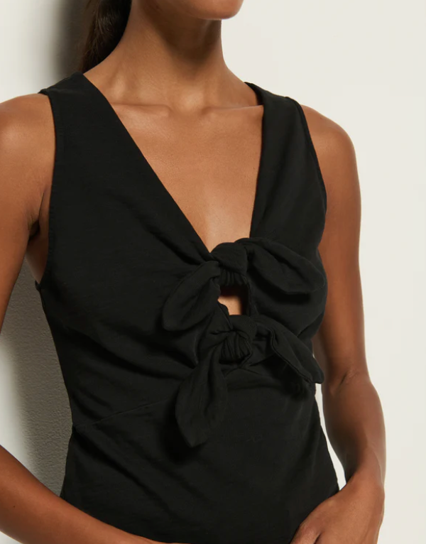 Terri Tank Jet Black