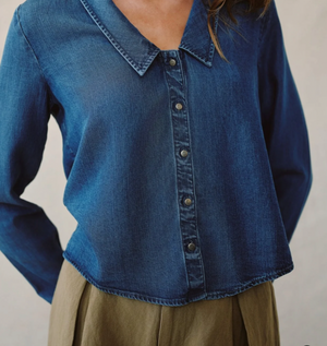 Puritan Collar Shirt Moonlit Wash