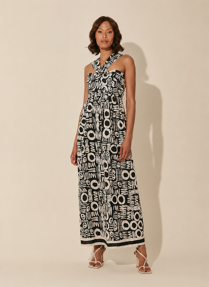 Zola Maxi Dress-Black