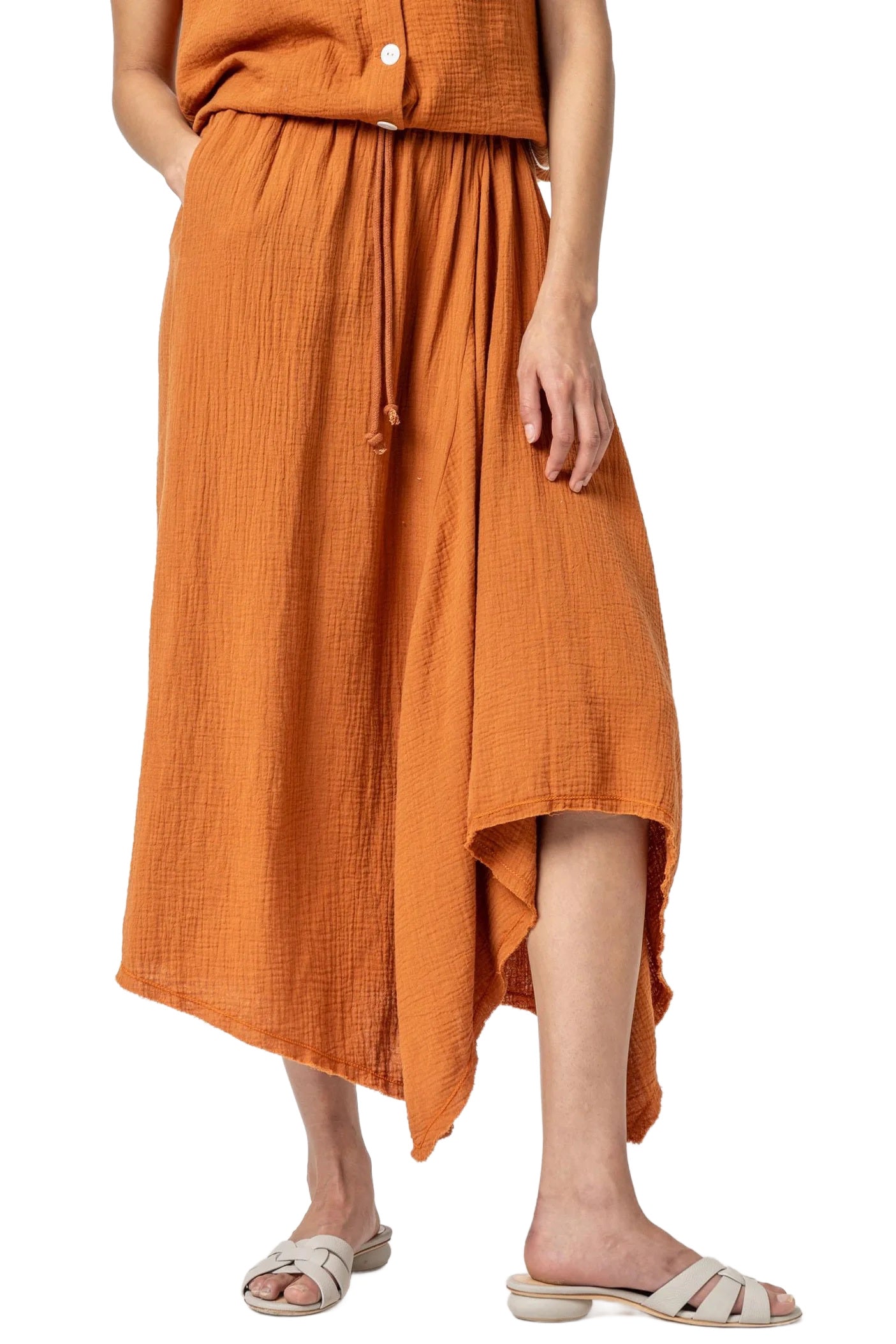 Gauze Waterfall Skirt Sienna – LOLA NEW YORK