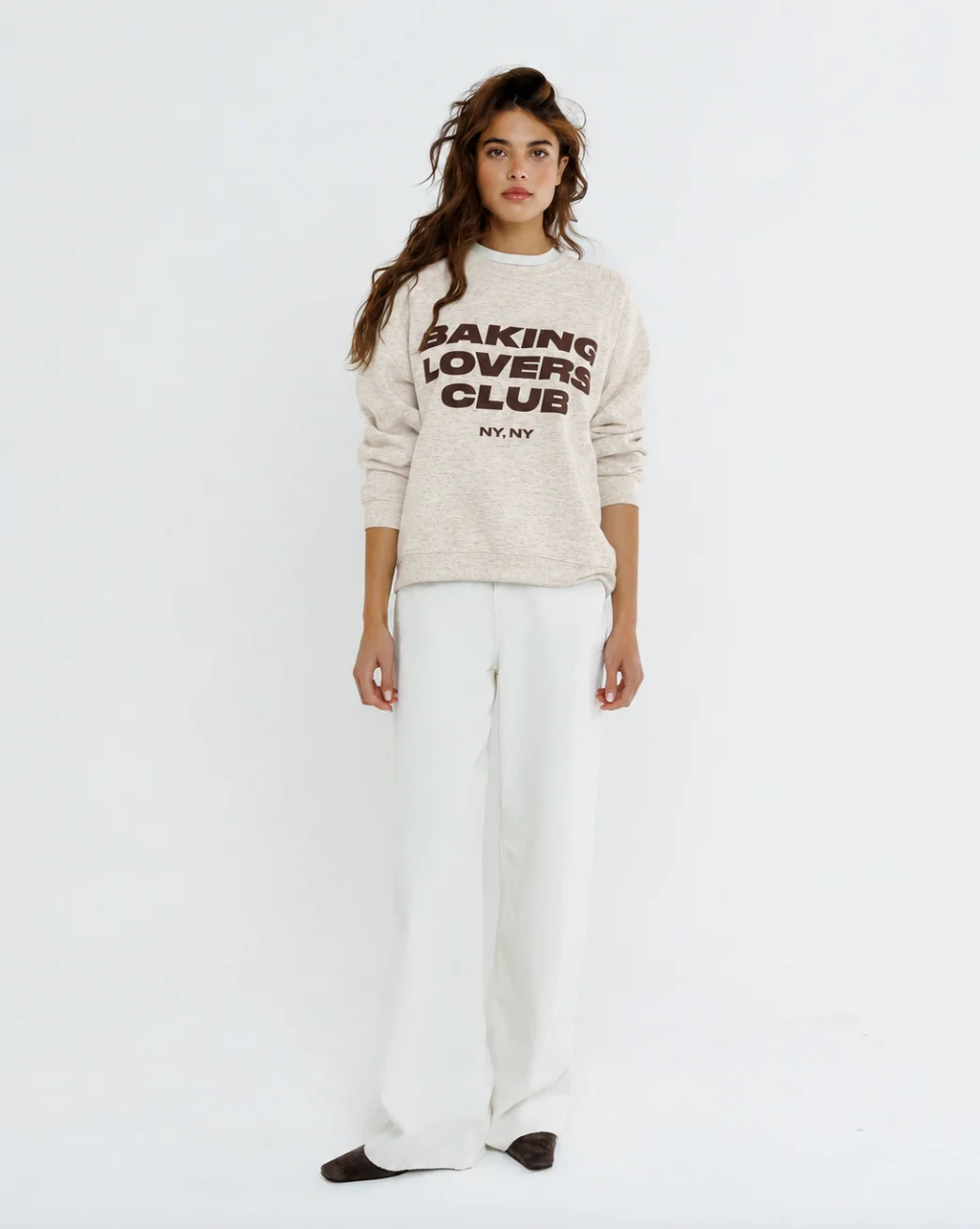 Baking Lovers Club Raglan Crew-Oat