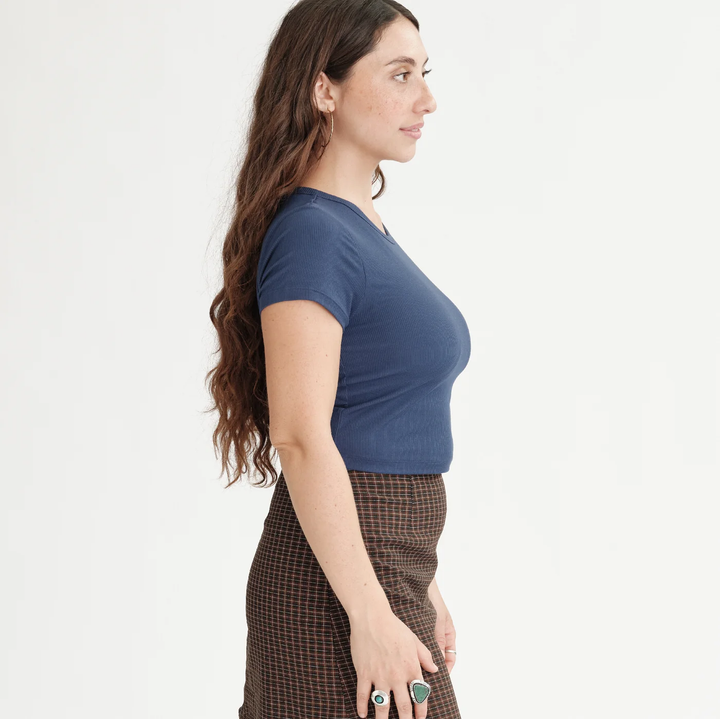 Undun Cropped Medium Volume - Navy