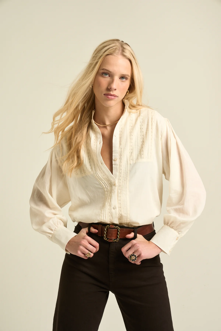 SONMER Alexa Blouse Ecru