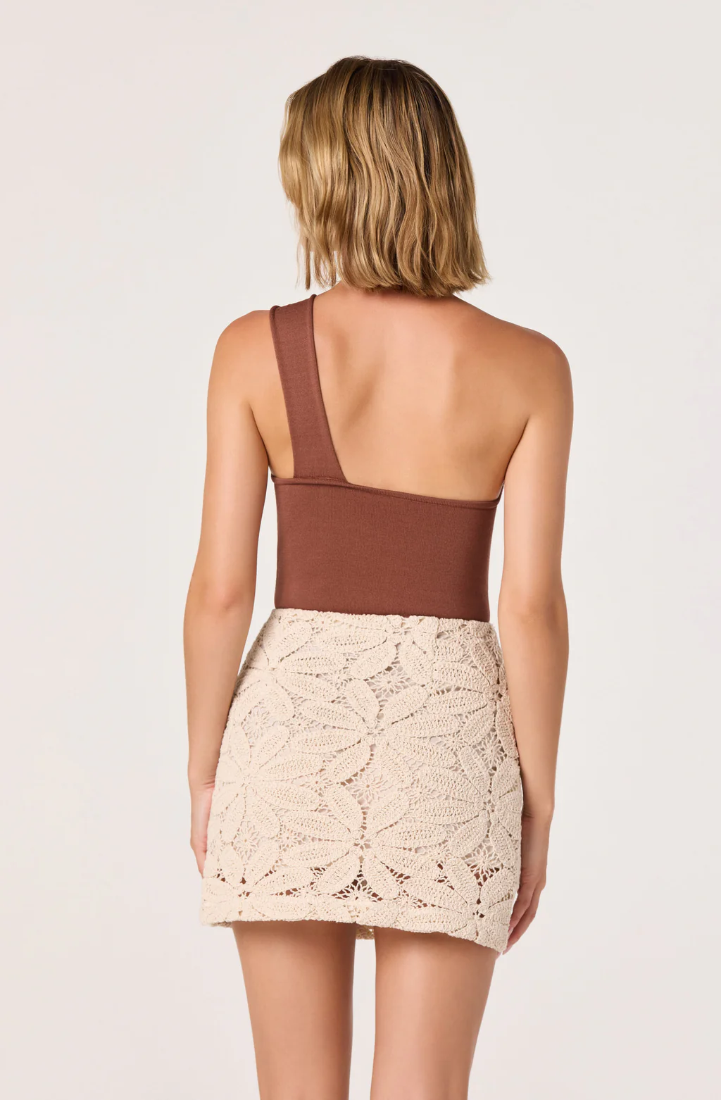 Ania Sweater Top-Brown