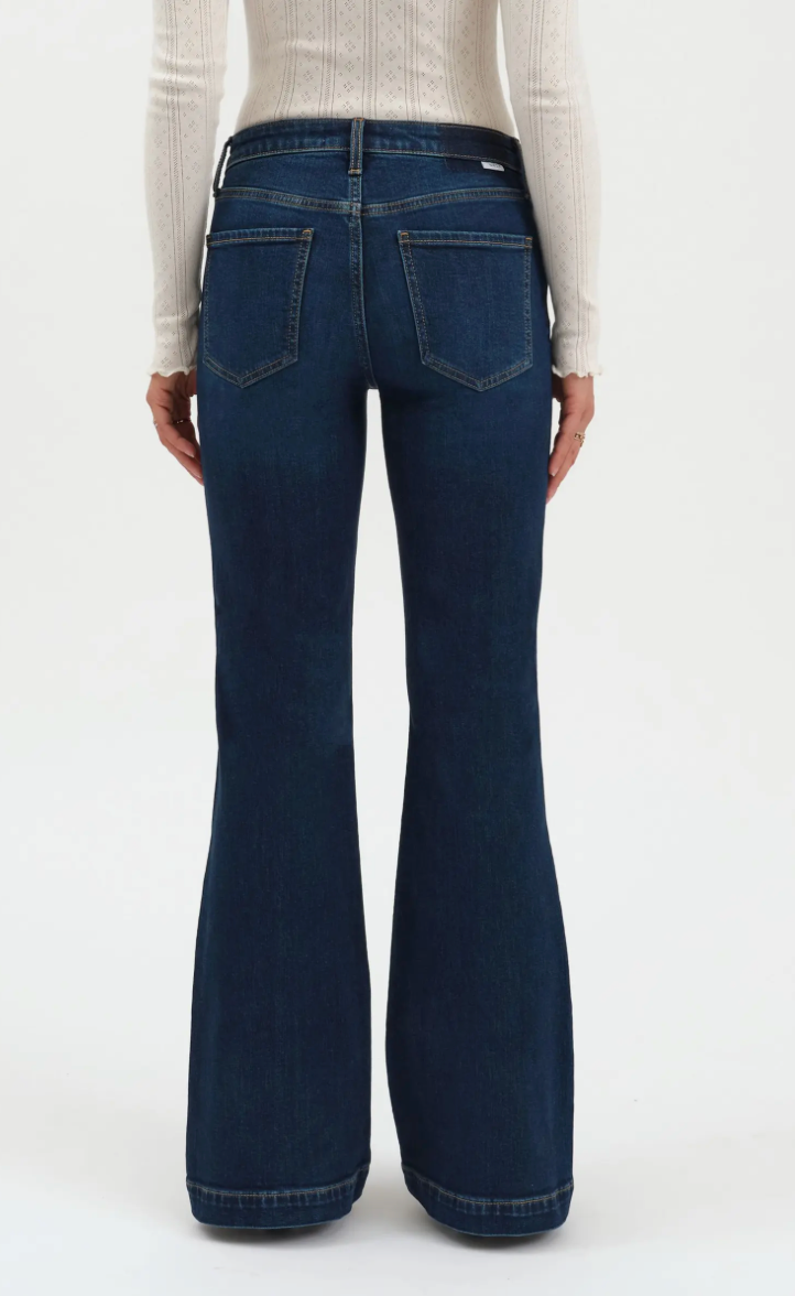 The Heartbreaker Mid Rise Flare - Hit Maker