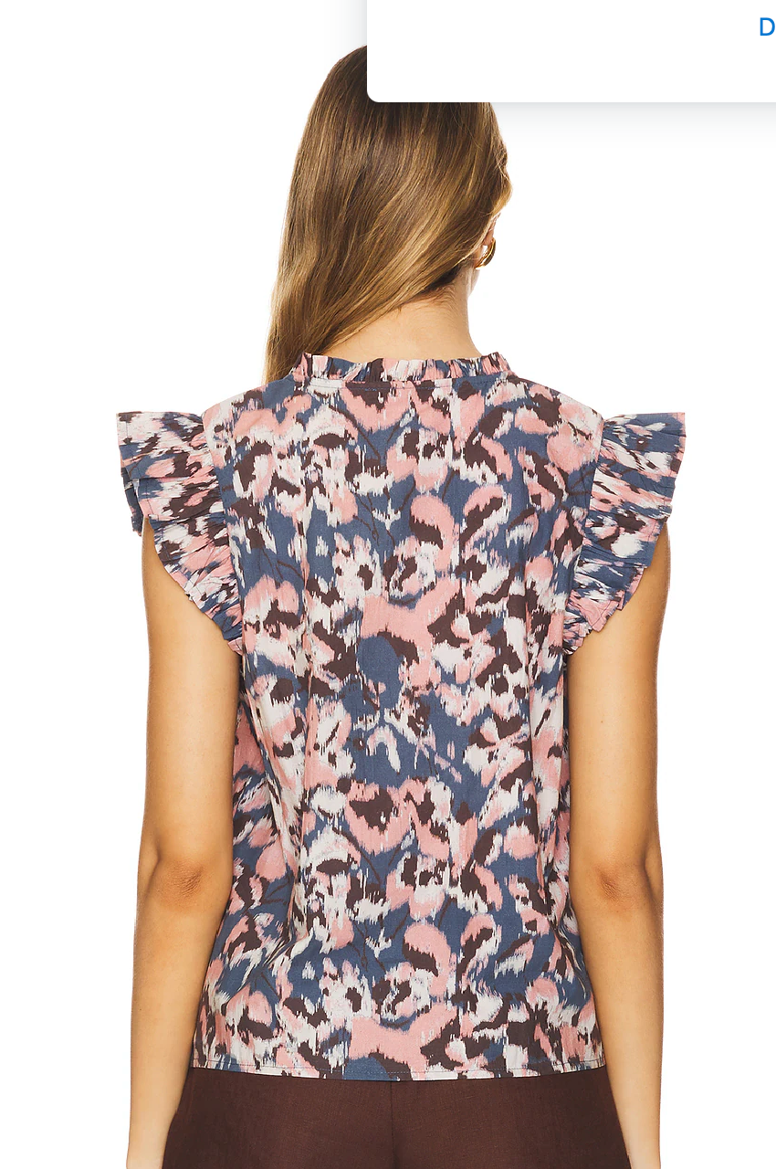 Maritza Blouse Le Jules Print