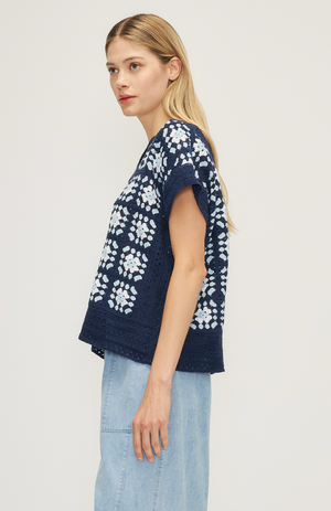 Haruka Sweater Navy Blue