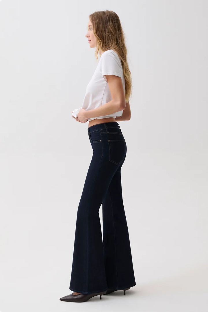 Kinsley Mid Rise Flare-Night Flight