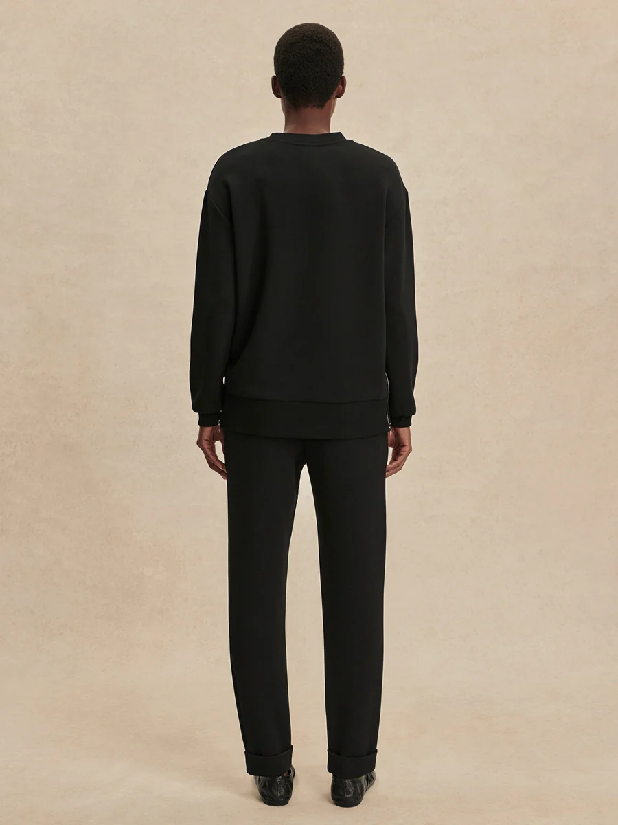 The Rolled Cuff Pant 25-Black