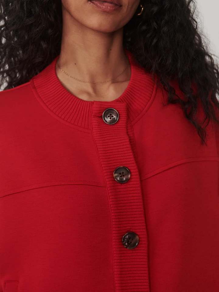 Olwen Button Front Sweat