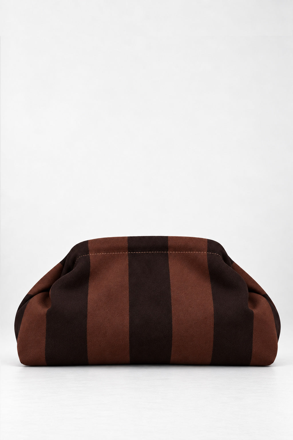 Dani Striped Pochette Clutch-Black
