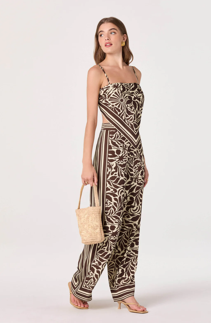Eva Pants-Brown Tropical