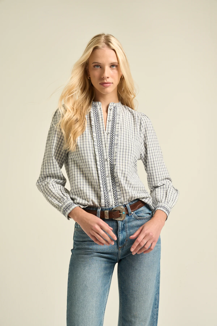 SONMER Sarah Blouse Navy
