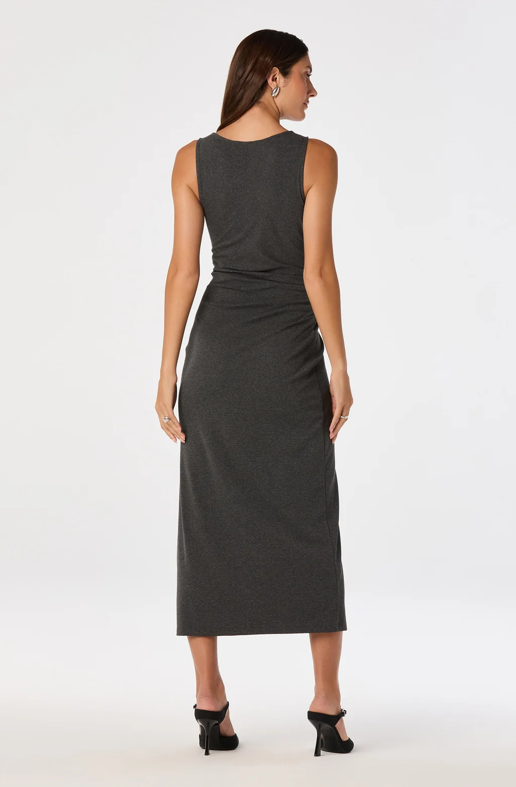Beckah  Dress - Charcoal