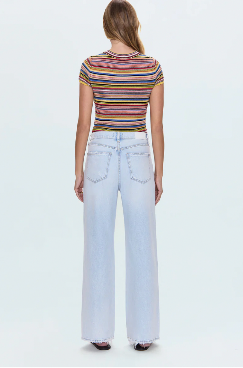 Hendrix High Rise Baggy Jean - Waterfall