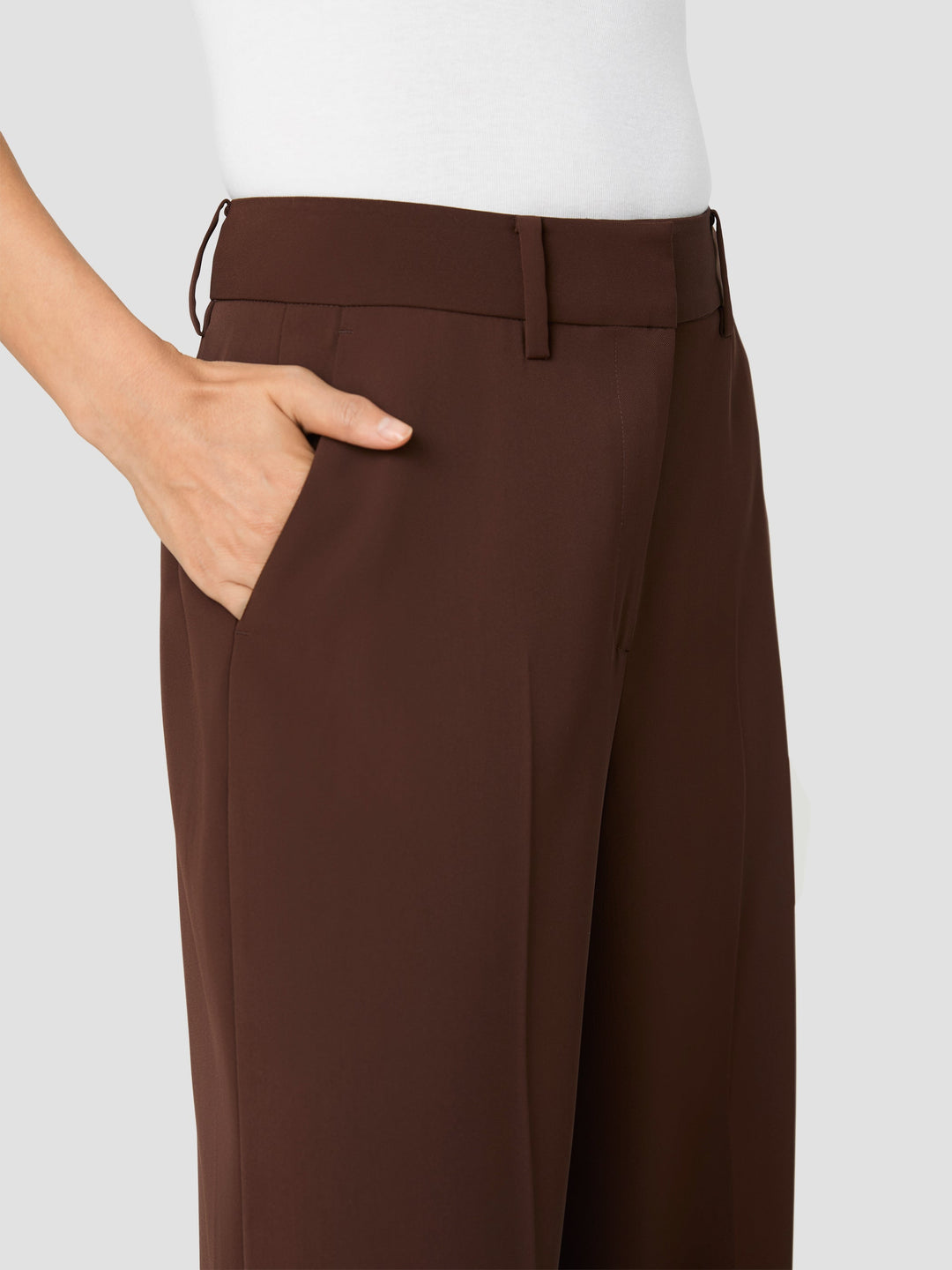 Harry Suiting Trouser-Cocoa Brown
