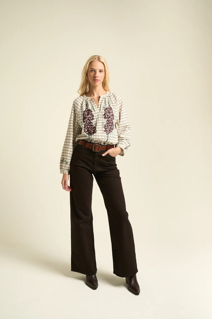 SONMER Sarah Blouse Navy