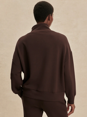 Hawley Half-Zip Sweat Coffee Bean