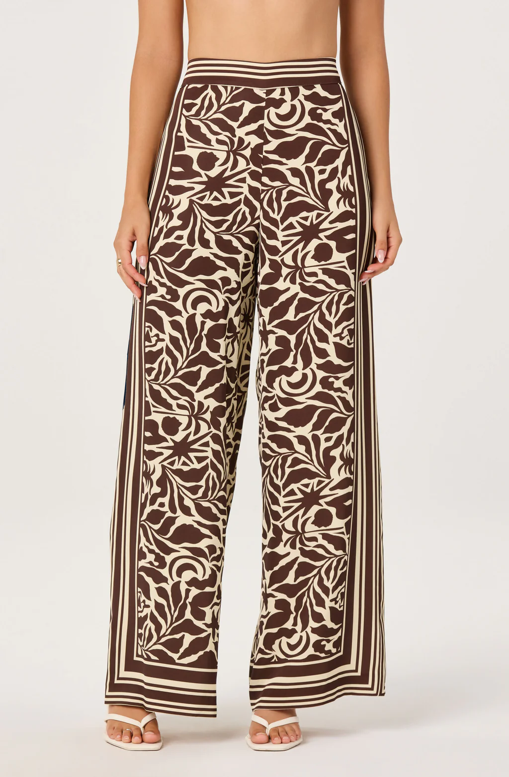 Eva Pants-Brown Tropical