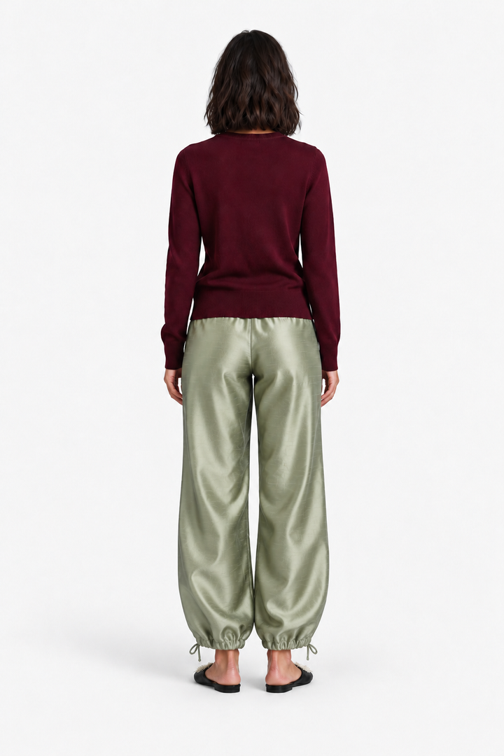Marnie Tafetta Pant-Sage
