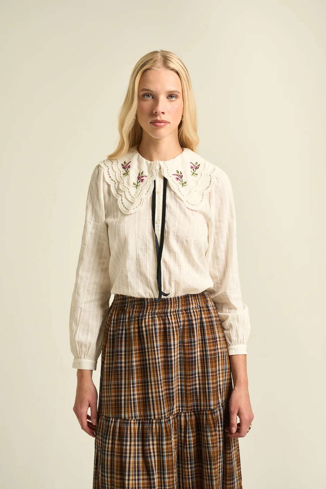 SONMER Daphne Blouse Off White