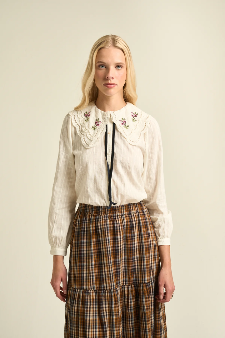 SONMER Daphne Blouse Off White