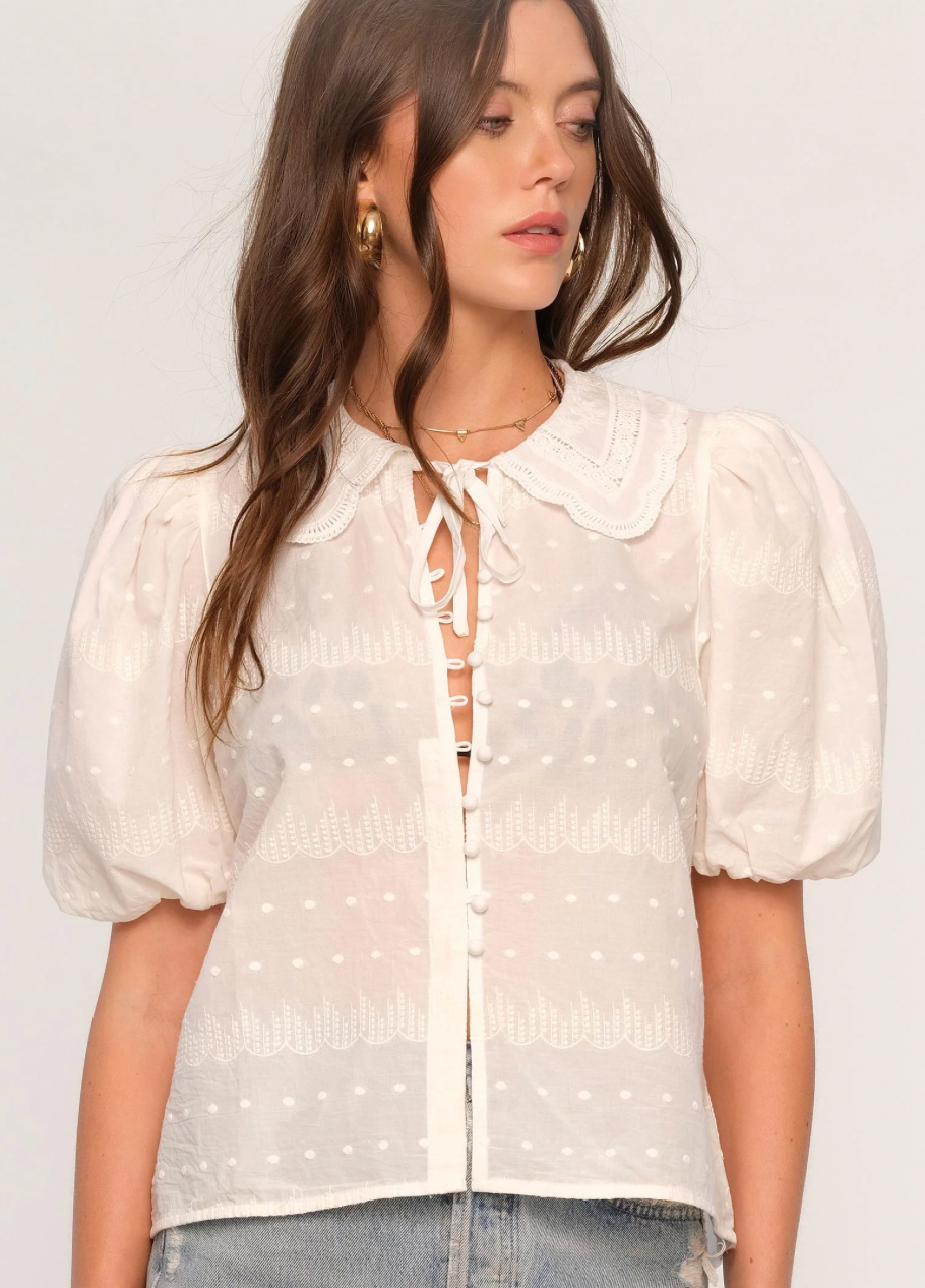Seraphine Top Eggshell