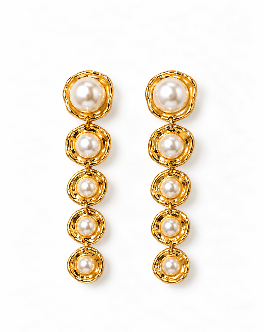 Evi Collection-5 Drop Earring w/Pearls