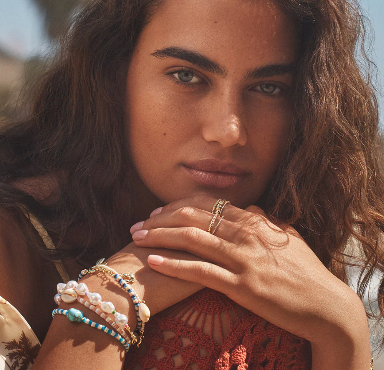 Parker Charm Link Bracelet Gold