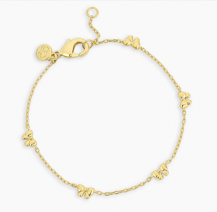 MIni Bow Bracelet-Gold