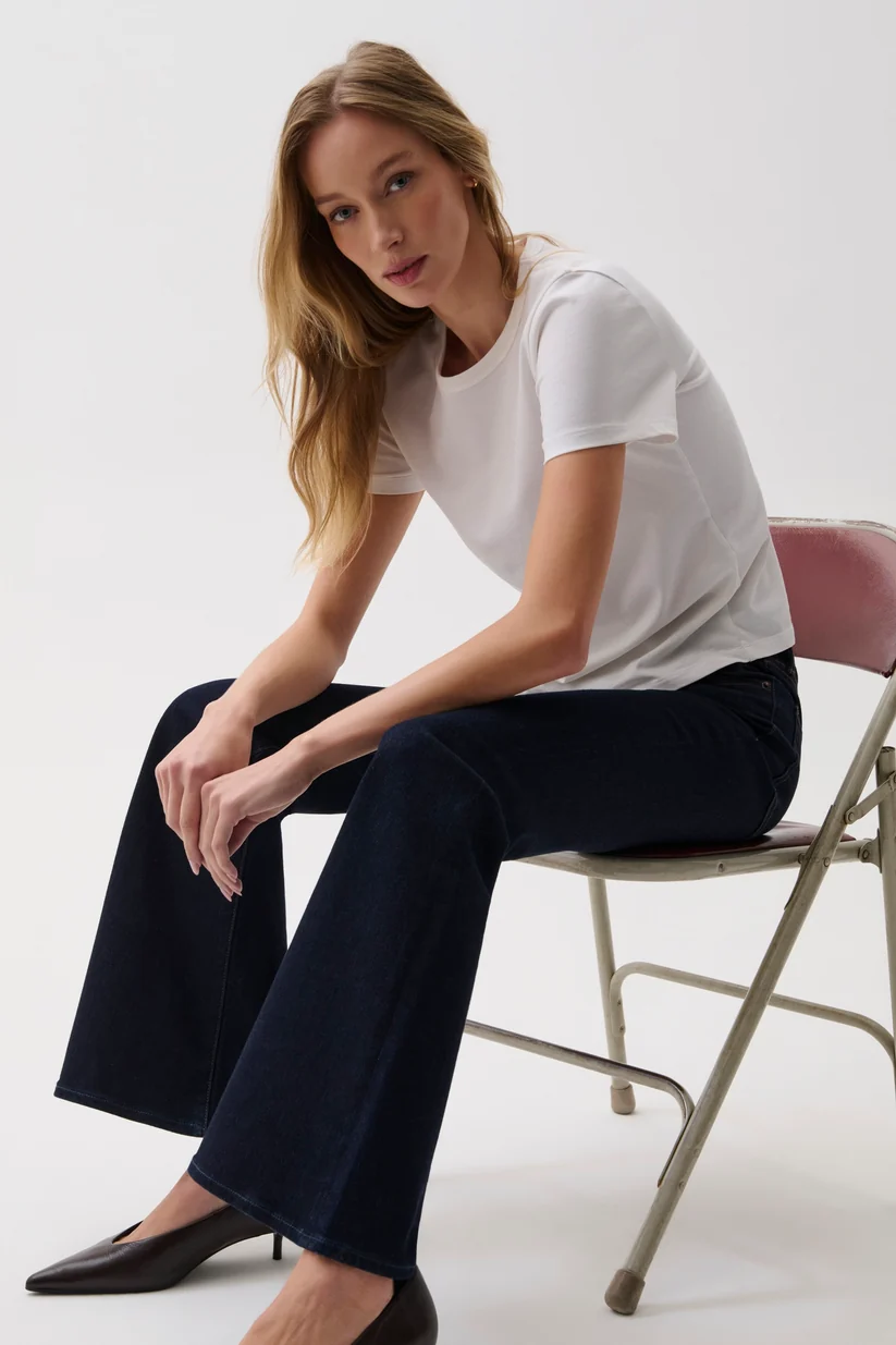 Kinsley Mid Rise Flare-Night Flight