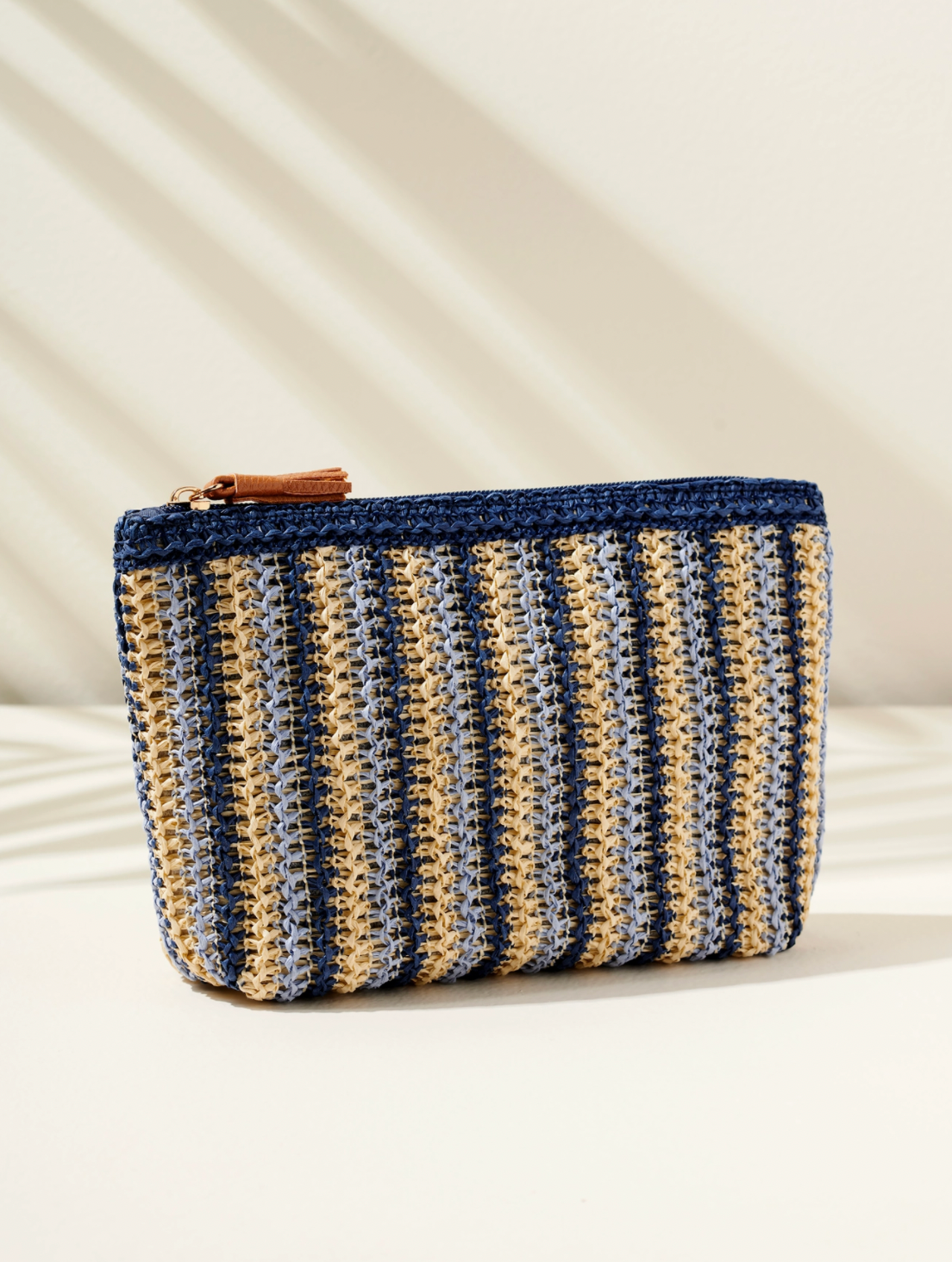 Maya Zip Pouch Blue