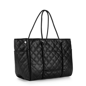 Greyson Solo Black Pebbled Neoprene Tote